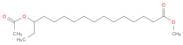 Hexadecanoic acid, 14-(acetyloxy)-, methyl ester