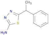 5-(1-Phenylethyl)-1,3,4-thiadiazol-2-amine