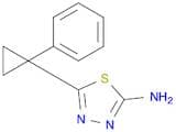 5-(1-phenylcyclopropyl)-1,3,4-thiadiazol-2-amine
