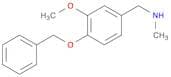 {[4-(benzyloxy)-3-methoxyphenyl]methyl}(methyl)amine