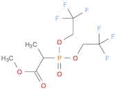 Propanoic acid, 2-[bis(2,2,2-trifluoroethoxy)phosphinyl]-, methyl ester
