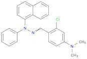 2-Chloro-4-(dimethylamino)benzaldehyde 1-naphthylphenylhydrazone