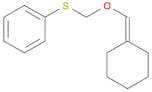 Benzene, [(cyclohexylidenemethoxymethyl)thio]-