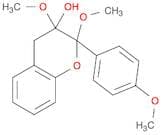 2H-1-Benzopyran-3-ol, 3,4-dihydro-2,3-dimethoxy-2-(4-methoxyphenyl)-