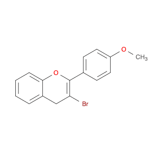 4H-1-Benzopyran, 3-bromo-2-(4-methoxyphenyl)-