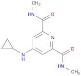 2,6-Pyridinedicarboxamide, 4-(cyclopropylamino)-N,N'-dimethyl-