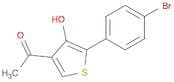 Ethanone, 1-[5-(4-bromophenyl)-4-hydroxy-3-thienyl]-
