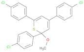 2H-Thiopyran, 2,4,6-tris(4-chlorophenyl)-2-methoxy-
