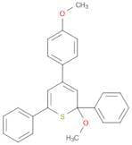 2H-Thiopyran, 2-methoxy-4-(4-methoxyphenyl)-2,6-diphenyl-