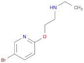 Ethanamine, 2-[(5-bromo-2-pyridinyl)oxy]-N-ethyl-