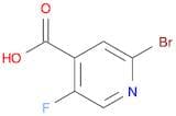 2-Bromo-5-fluoroisonicotinic acid
