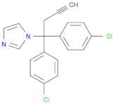 1H-Imidazole, 1-[1,1-bis(4-chlorophenyl)-3-butynyl]-