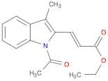 2-Propenoic acid, 3-(1-acetyl-3-methyl-1H-indol-2-yl)-, ethyl ester, (2E)-