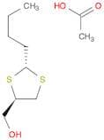 1,3-Dithiolane-4-methanol, 2-butyl-, acetate, trans-