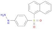 HYDRAZINE, [4-(1-NAPHTHALENYLSULFONYL)PHENYL]-