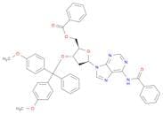 ADENOSINE, N-BENZOYL-3'-O-[BIS(4-METHOXYPHENYL)PHENYLMETHYL]-2'-DEOXY-, 5'-BENZOATE (9CI)