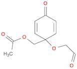 ACETALDEHYDE, 2-[[1-[(ACETYLOXY)METHYL]-4-OXO-2,5-CYCLOHEXADIEN-1-YL]OXY]-