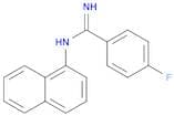 Benzenecarboximidamide, 4-fluoro-N-1-naphthalenyl-