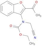 Carbamic acid, (2-acetyl-3-benzofuranyl)(cyanomethyl)-, ethyl ester