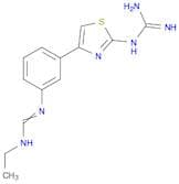 Guanidine, [4-[3-[[(ethylamino)methylene]amino]phenyl]-2-thiazolyl]-