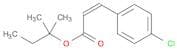 2-Propenoic acid, 3-(4-chlorophenyl)-, 1,1-dimethylpropyl ester, (Z)-