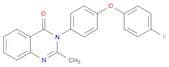 4(3H)-Quinazolinone, 3-[4-(4-fluorophenoxy)phenyl]-2-methyl-