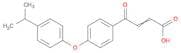2-Butenoic acid, 4-[4-[4-(1-methylethyl)phenoxy]phenyl]-4-oxo-