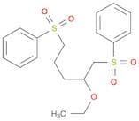 Benzene, 1,1'-[(2-ethoxy-1,5-pentanediyl)bis(sulfonyl)]bis-