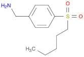 Benzenemethanamine, 4-(pentylsulfonyl)-