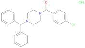 Piperazine, 1-(4-chlorobenzoyl)-4-(diphenylmethyl)-, hydrochloride