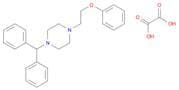 Piperazine, 1-(diphenylmethyl)-4-(2-phenoxyethyl)-, ethanedioate