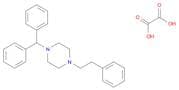 Piperazine, 1-(diphenylmethyl)-4-(2-phenylethyl)-, ethanedioate