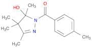 3,4,4,5-tetramethyl-1-(4-methylbenzoyl)-4,5-dihydro-1H-pyrazol-5-ol