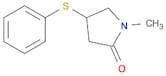 2-Pyrrolidinone, 1-methyl-4-(phenylthio)-