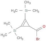 2-Cyclopropene-1-carbonyl bromide, 2,3-bis(trimethylsilyl)-