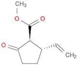 Cyclopentanecarboxylic acid, 2-ethenyl-5-oxo-, methyl ester, trans-