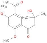 1-Butanone, 1-(5-acetyl-2,4-dimethoxyphenyl)-3-hydroxy-3-methyl-