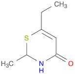 4H-1,3-Thiazin-4-one, 6-ethyl-2,3-dihydro-2-methyl-