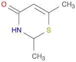 4H-1,3-Thiazin-4-one, 2,3-dihydro-2,6-dimethyl-