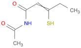 2-Pentenamide, N-acetyl-3-mercapto-