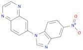 Quinoxaline, 6-(5-nitro-1H-benzimidazol-1-yl)-