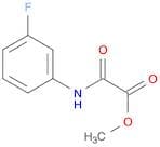 Acetic acid, [(3-fluorophenyl)amino]oxo-, methyl ester