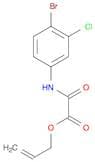 Acetic acid, [(4-bromo-3-chlorophenyl)amino]oxo-, 2-propenyl ester