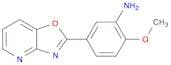 (2-methoxy-5-[1,3]oxazolo[4,5-b]pyridin-2-ylphenyl)amine