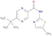 Pyrazinecarboxamide, 5-(1,1-dimethylethyl)-N-(5-methyl-2-thiazolyl)-