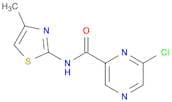 Pyrazinecarboxamide, 6-chloro-N-(4-methyl-2-thiazolyl)-