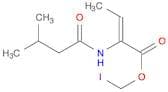 2-Butenoic acid, 2-[(3-methyl-1-oxobutyl)amino]-, iodomethyl ester, (Z)-
