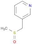 Pyridine, 3-[(methylsulfinyl)methyl]-