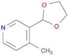 Pyridine, 3-(1,3-dioxolan-2-yl)-4-methyl-