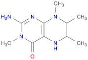 4(3H)-Pteridinone, 2-amino-5,6,7,8-tetrahydro-3,6,7,8-tetramethyl-